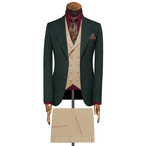 تک کت دودکمه یقه بلیزر monkara سیامد E-11-26-133 Siamod