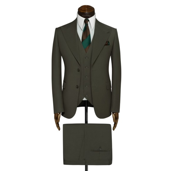 کت و شلوار و ژیله دو دکمه یقه بلیزر ۱۴ سانتی آلتین سیامد Siamod