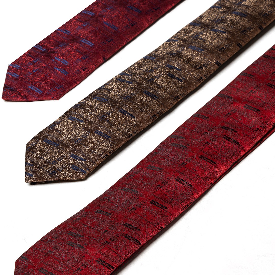 کراوات طرح دار به همراه پوشت سیامد _ NEZ2.8/4041